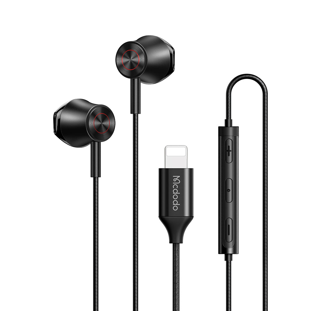 MCDODO HP-4080 For iPhone iPad Wired Headphone HiFi Music Earphone Clear Phone Call Sound Headset with Lightning Plug MCDODO HP-4080 For iPhone iPad Wired Headphone HiFi Music Earphone Clear Phone Call Sound Headset with Lightning Plug